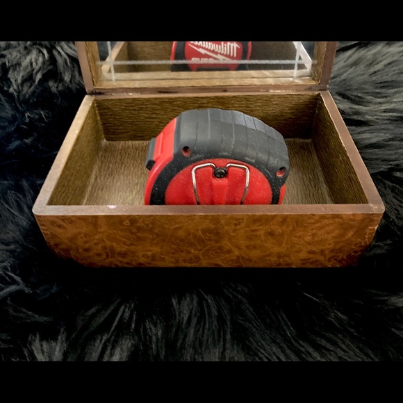 19th Century Burl Wood Box With Bakelite Handle - Picture 9 of 16